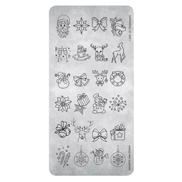 Stamping Plate 25 Christmas 3 118630