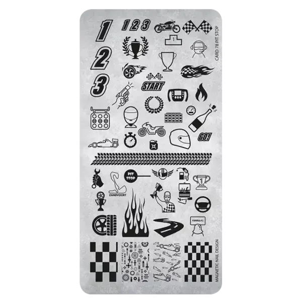 Stampingplate 78 pitstop 118681