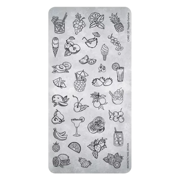 Stamping Plate 37 Tequilla Sunrise 118640