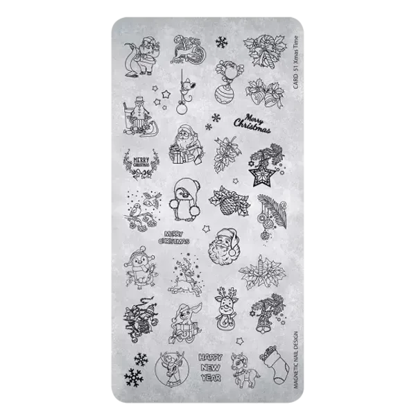 Stamping Plate 51 Xmas Time 118654