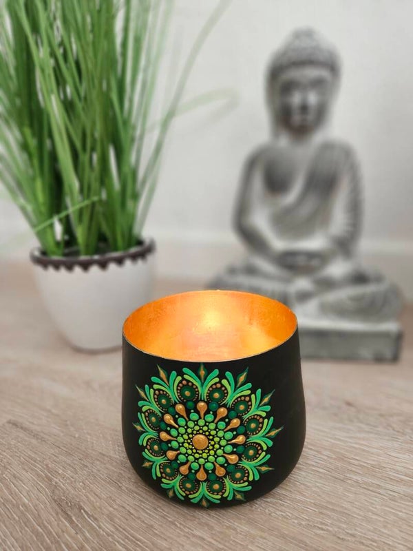 Mandala Windlicht