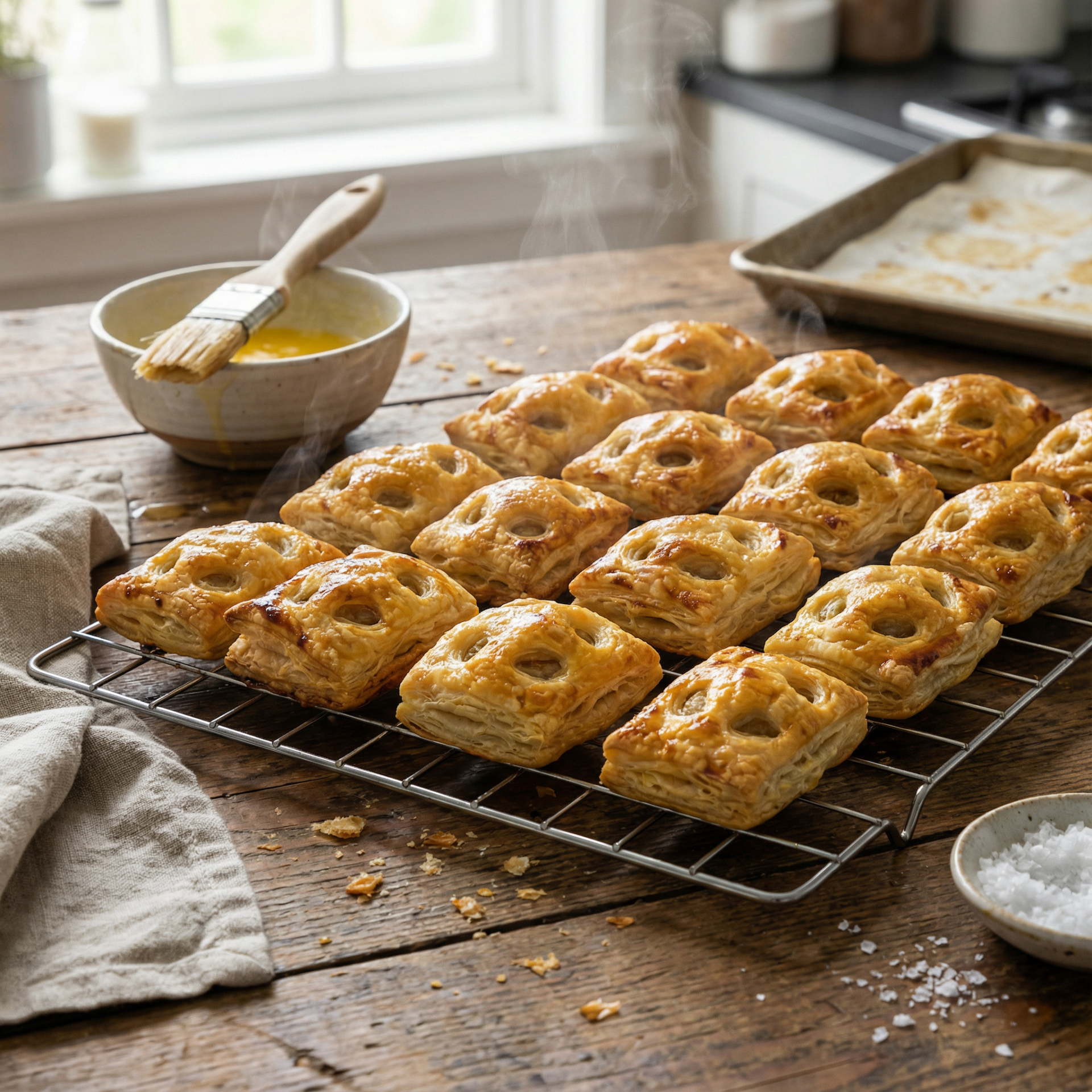 MUSHROOM AND CHEESE PUFF PASTRY