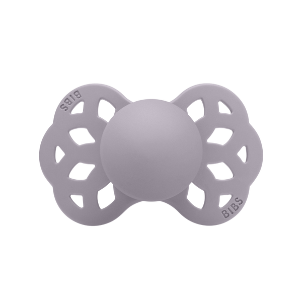 BIBS speen Infinity (Symmetrisch) Fossil Grey Siliconen Maat 2