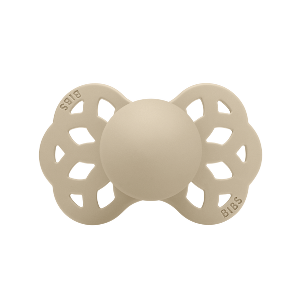 BIBS speen Infinity (Symmetrisch) Vanilla Siliconen Maat 1