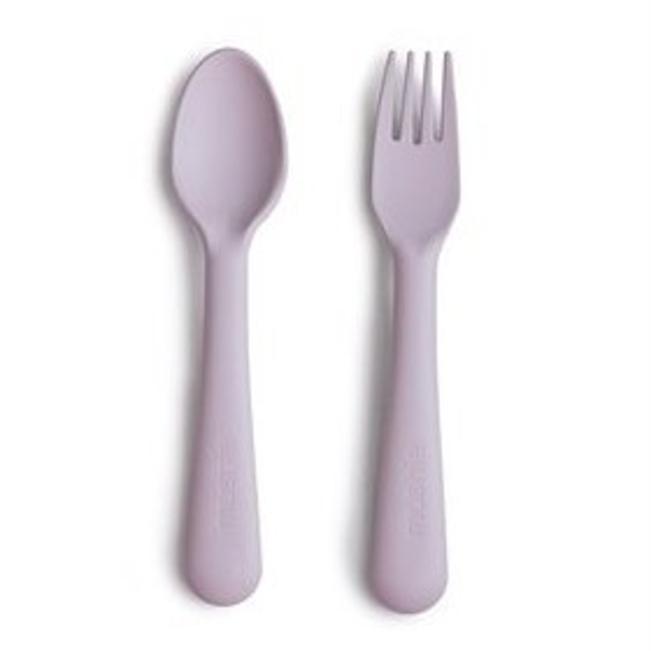 Mushie Lepel & Vork Soft Lilac