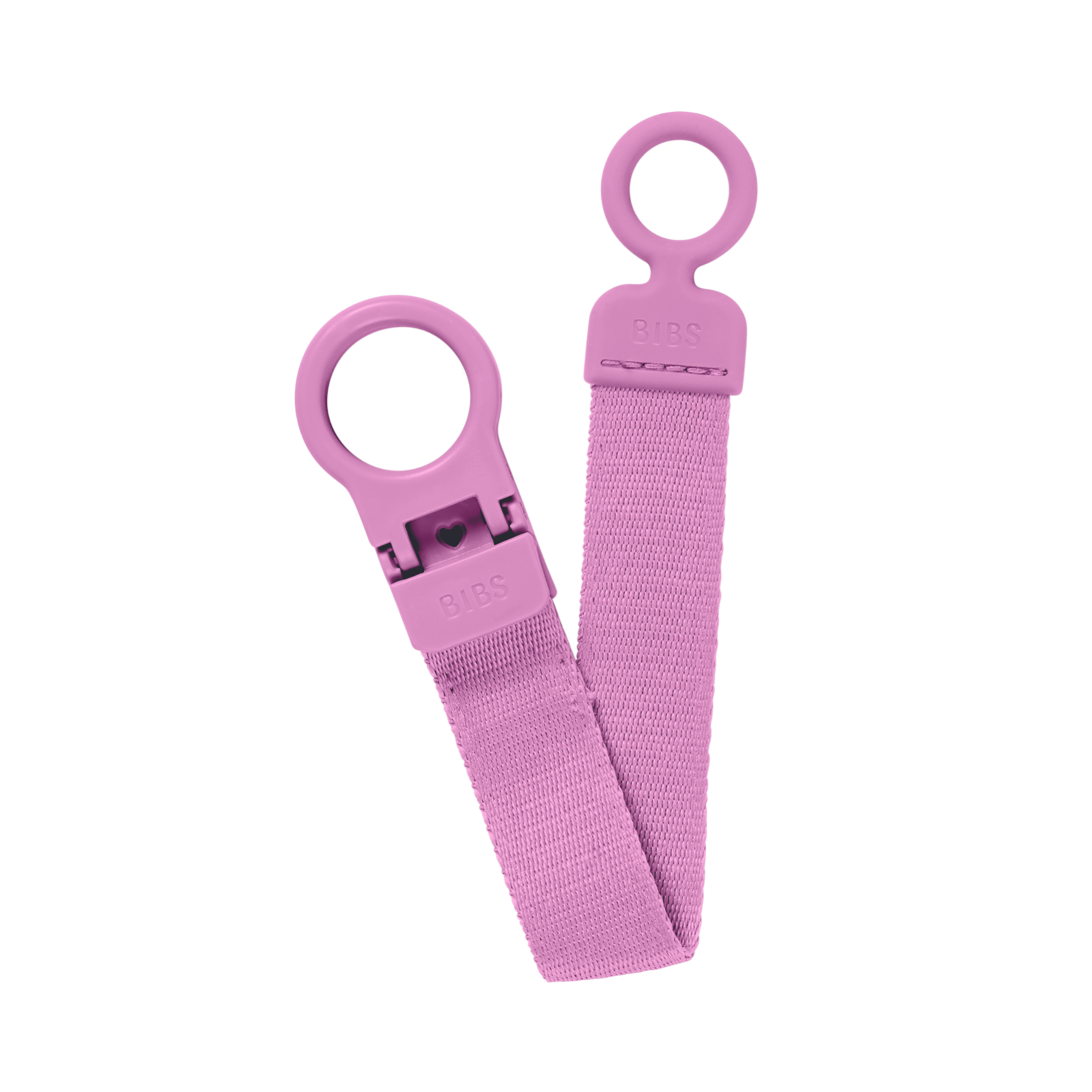 BIBS Speenkoord Loop Clip Bubblegum