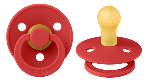 BIBS speen Strawberry Red 0-6 maanden Maat 1 ZOMERSALE!