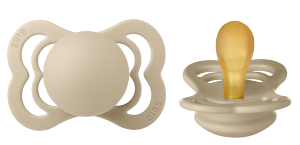 BIBS speen Supreme (natuurrubber) Vanilla 0-6 maanden Maat 1