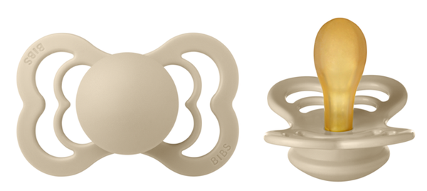 BIBS speen Supreme (natuurrubber) Vanilla 6-18 maanden Maat 2