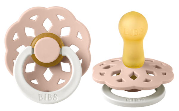 BIBS speen Boheme Glow in the dark Blush 6-18 maanden Maat 2