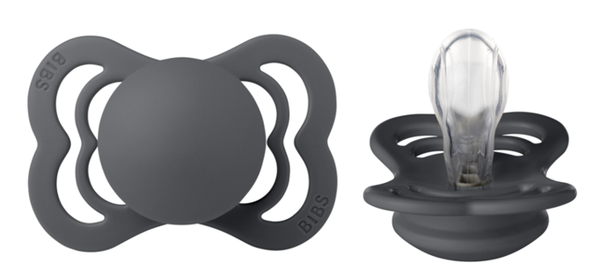 BIBS speen Supreme (siliconen) Iron 6-18 maanden maat 2