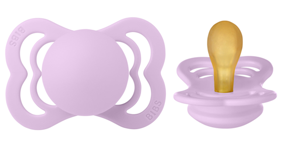 BIBS speen Supreme (natuurrubber) Violet Sky 0-6 maanden Maat 1