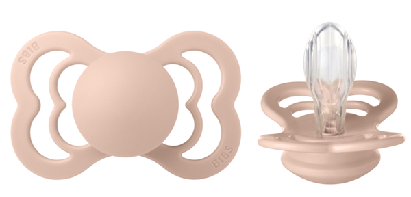 BIBS speen Supreme (siliconen) Blush 6-18 maanden Maat 2