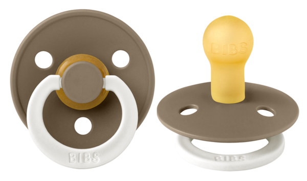 BIBS speen Glow in the dark Dark Oak 0-6 maanden Maat 1