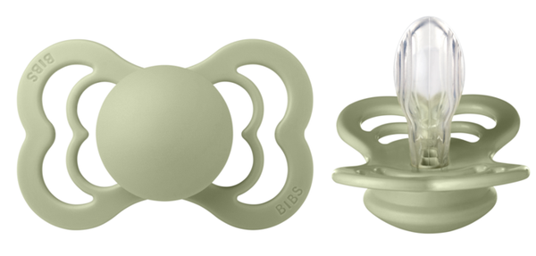 BIBS speen Supreme (siliconen) Sage 6-18 maanden Maat 2