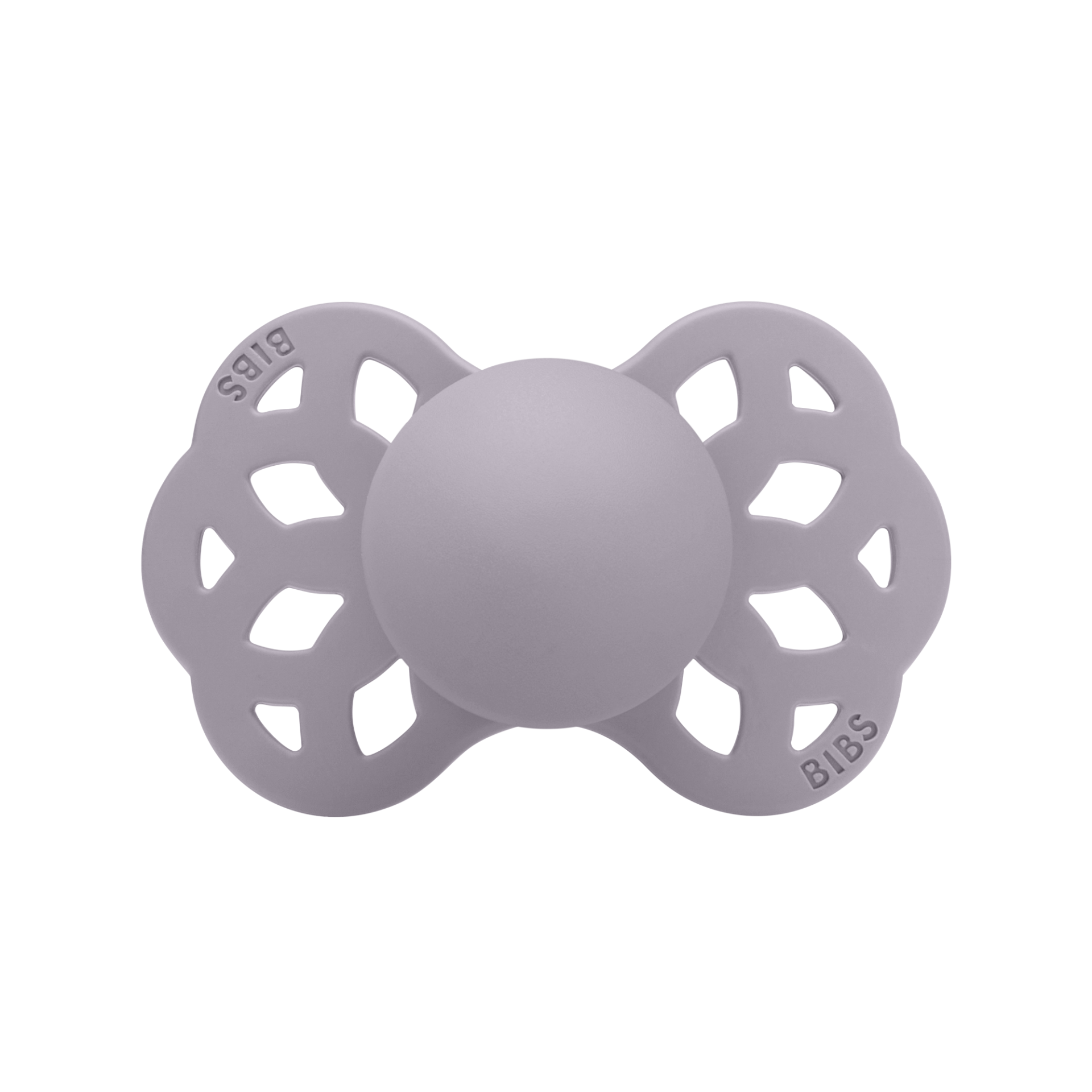 BIBS speen Infinity (Anatomisch) Fossil Grey Siliconen Maat 2