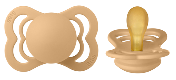 BIBS speen Supreme (natuurrubber) Desert Sand 0-6 maanden Maat 1