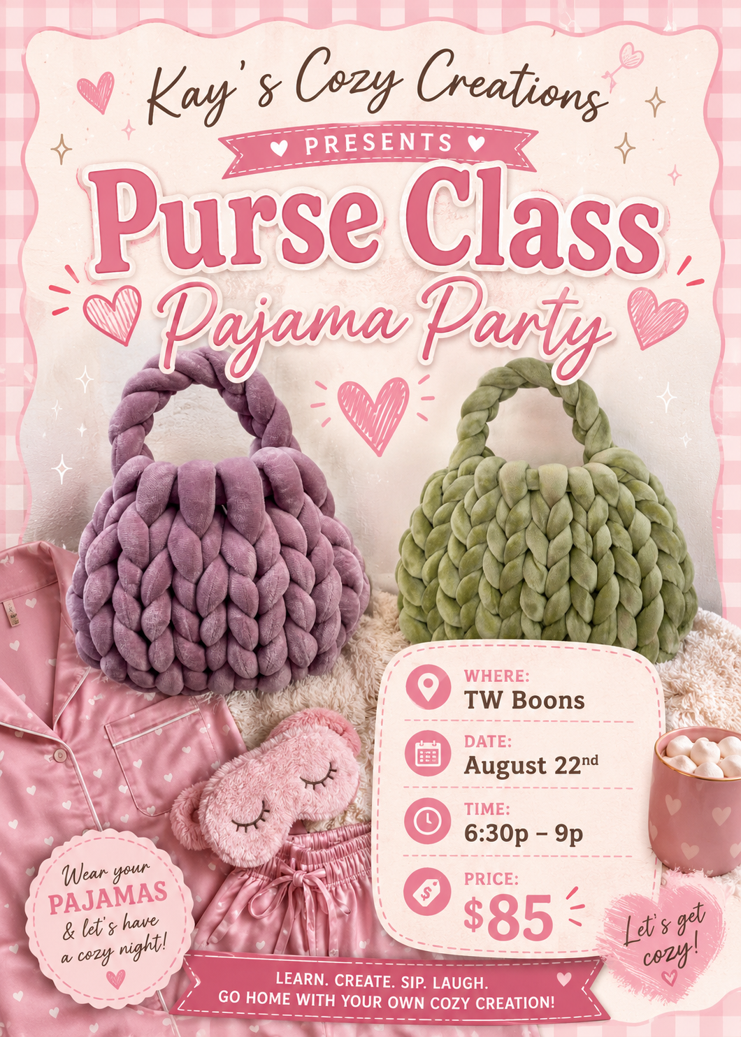 🎀Purse Class🎀 August 22nd