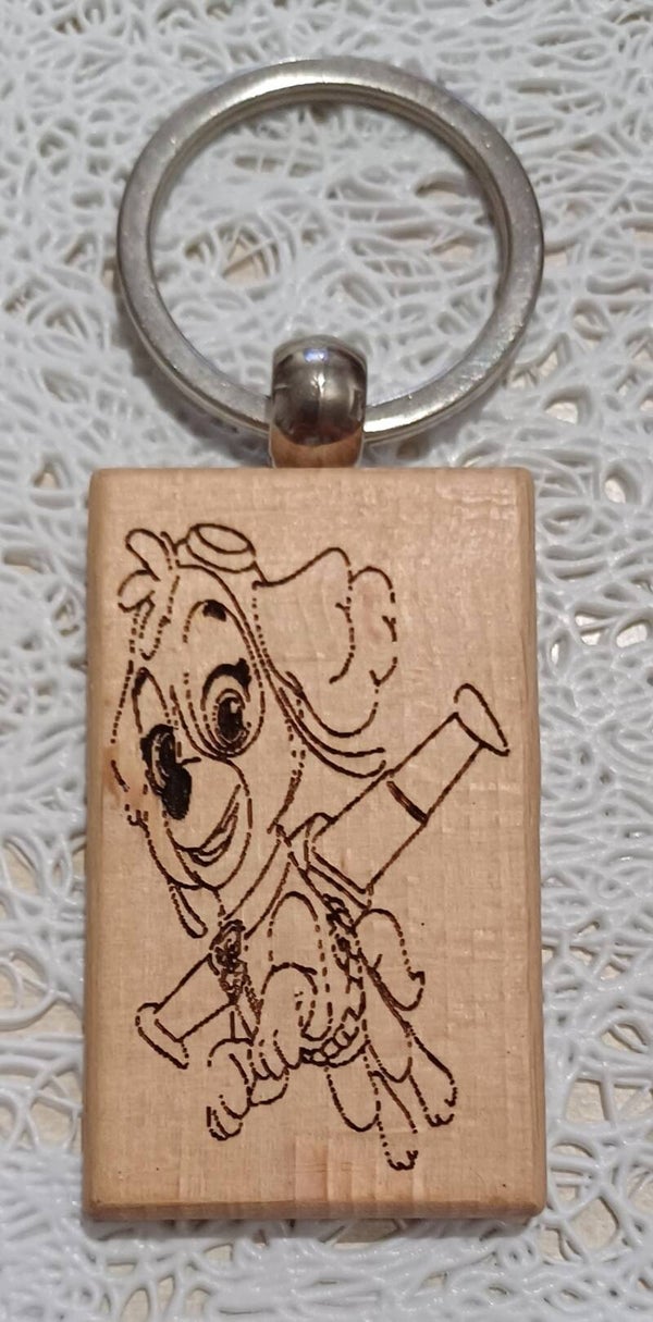 Porte clés en bois