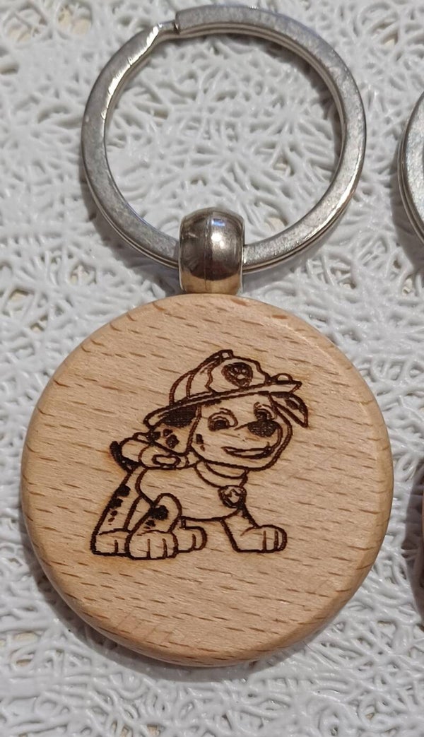 Porte clés en bois