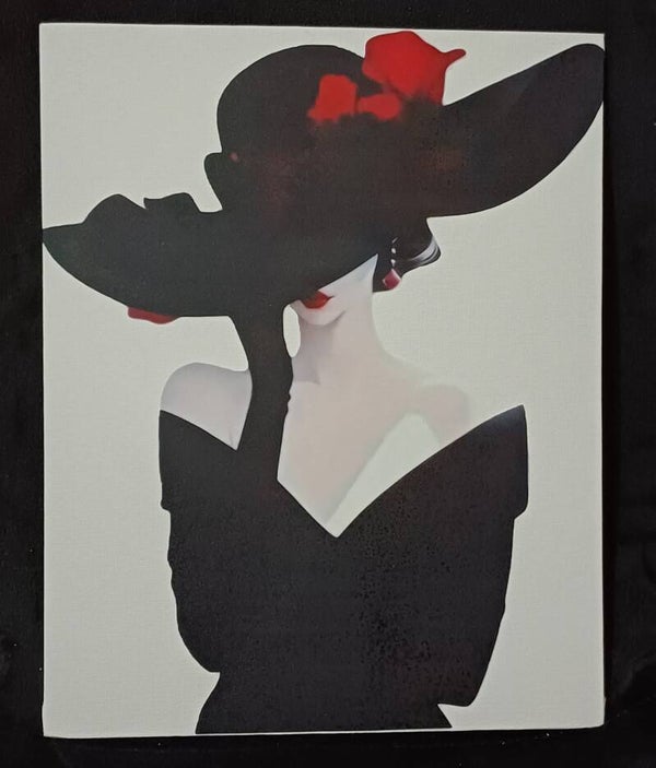 Toile floquée