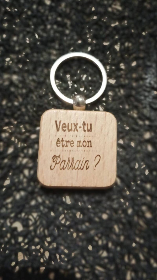 Porte clés en bois