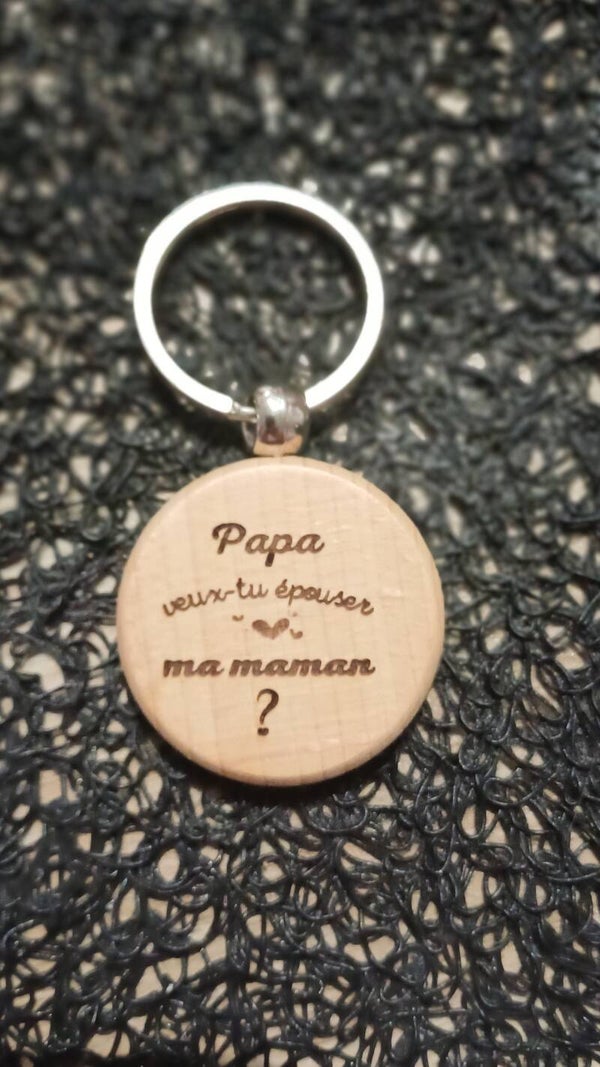 Porte clés en bois