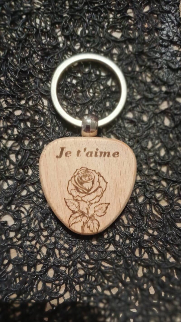 Porte clés en bois