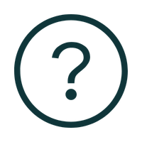 Minimalistisches Linien-Icon mit einem Fragezeichen innerhalb eines Kreises. Symbol für Fragen, Unsicherheit, Orientierung und den Beginn neuer Erkenntnisse.