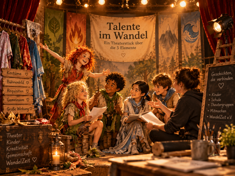 teheatergruppe, Talente im Wandel, bei der Probe