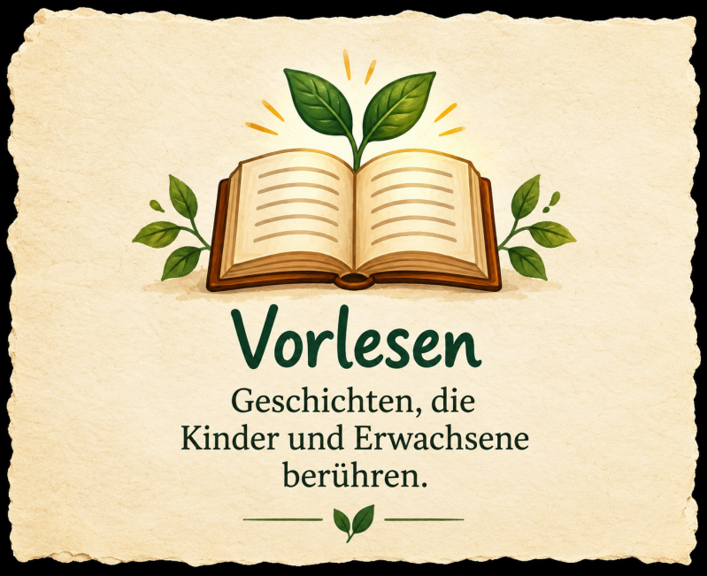 Vorlesen – Geschichten, die Kinder und Erwachsene berühren.
