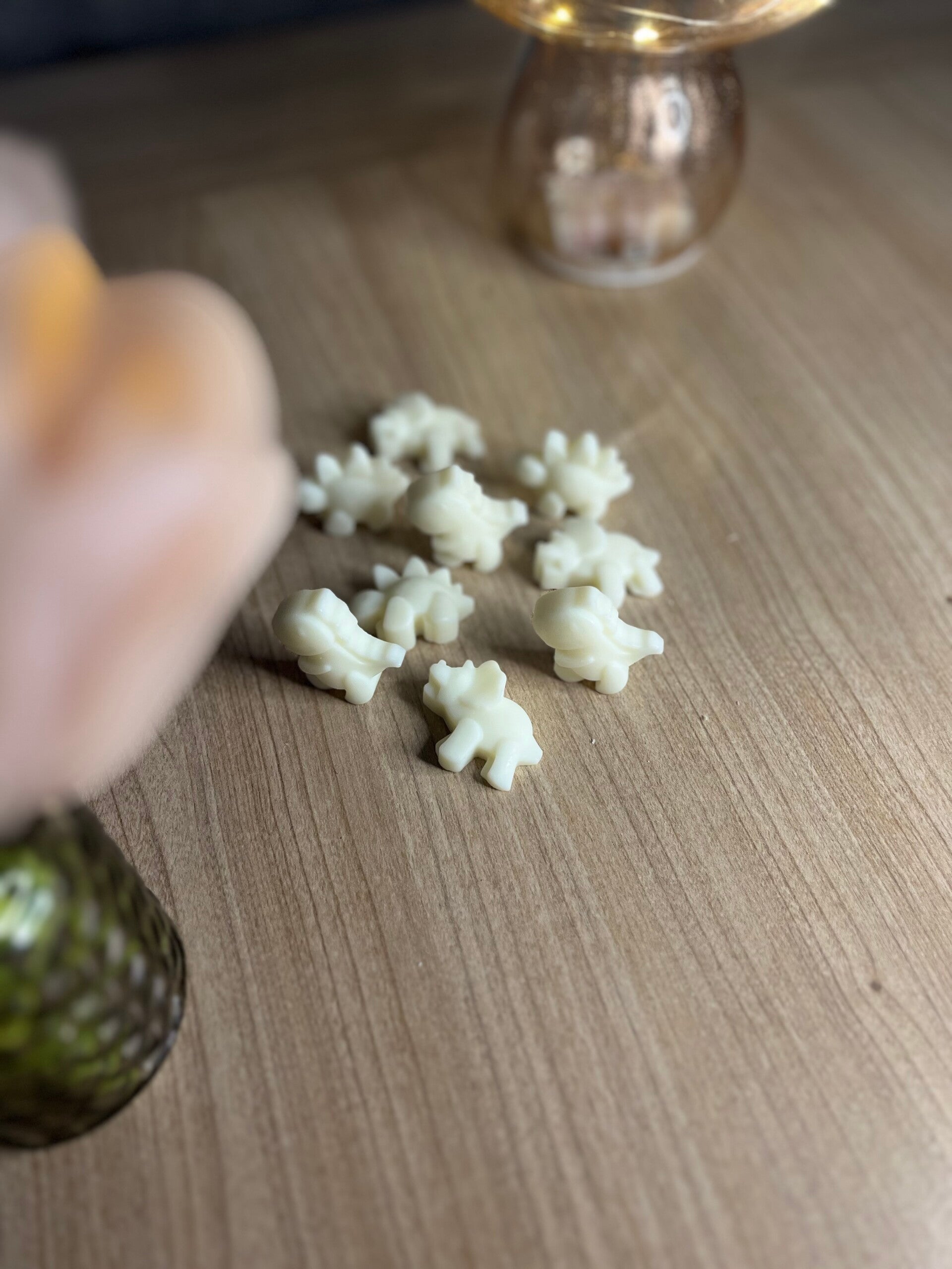 Fondants parfumés "dinosaures"