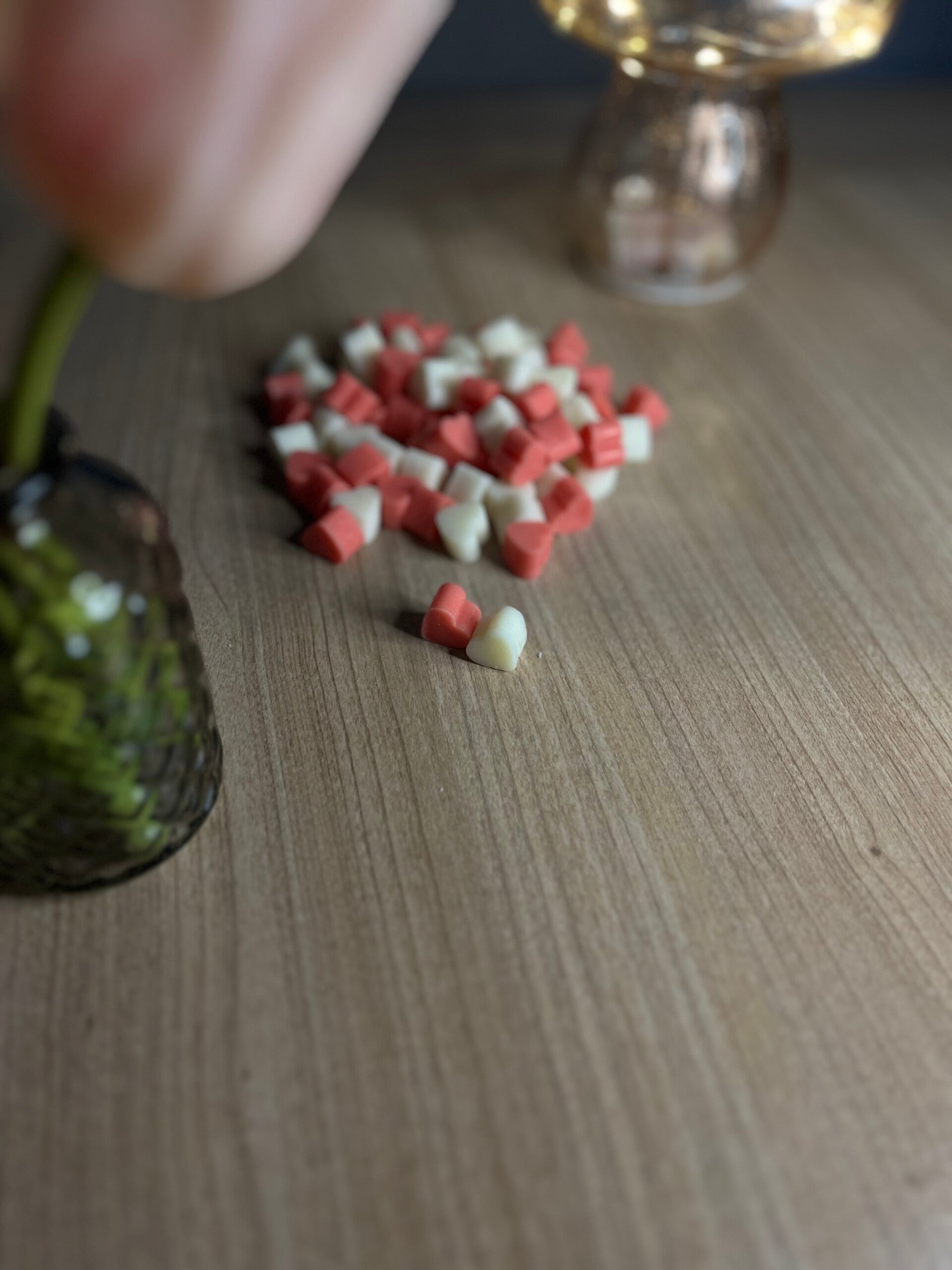 Fondants parfumés "petits coeurs"