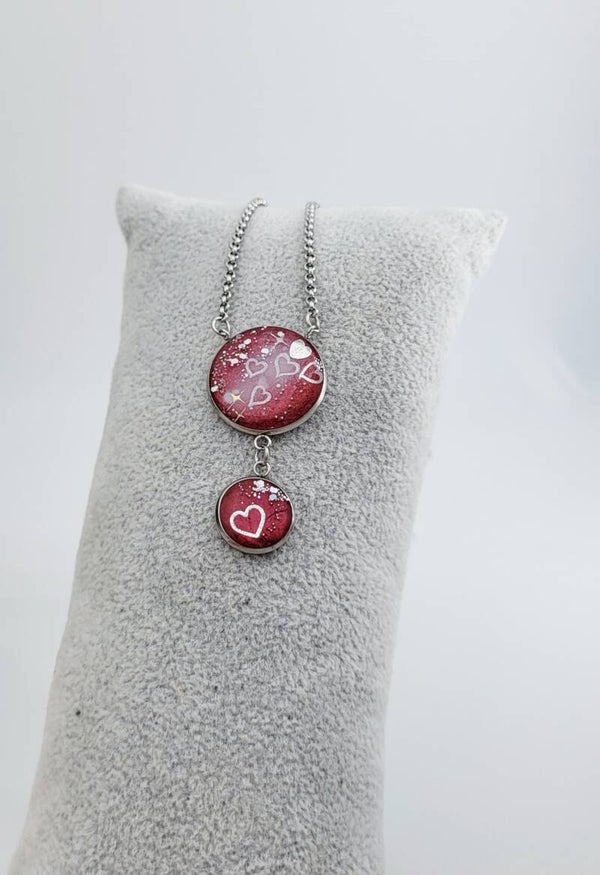 Collier " Double amour "