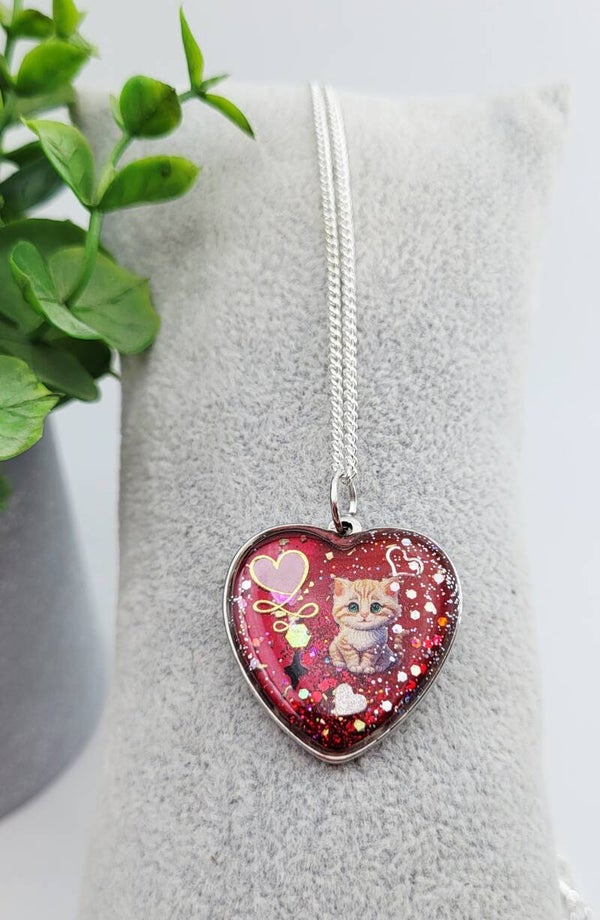 Collier " Amour de chat "