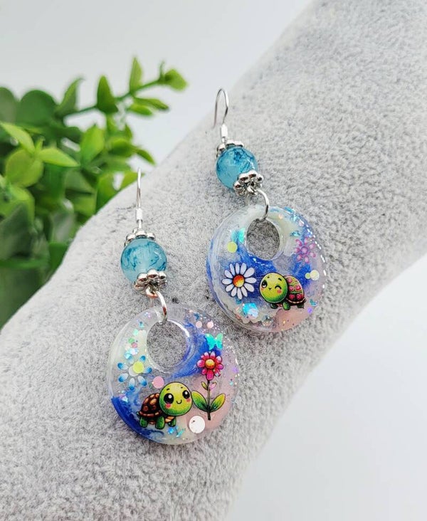 Boucles " Créoles tortues "