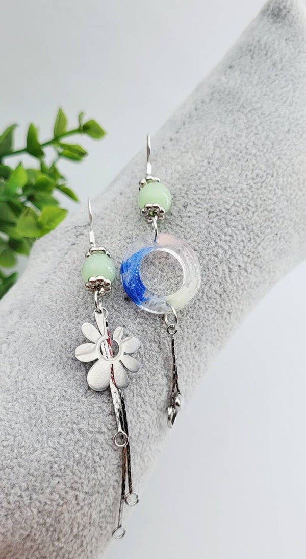 Boucles " Pastel fleuries "