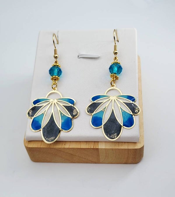 Boucles " Belles bleues "