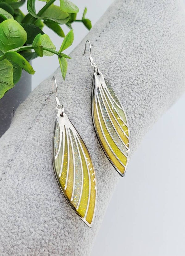 Boucles "Fines jaunes"