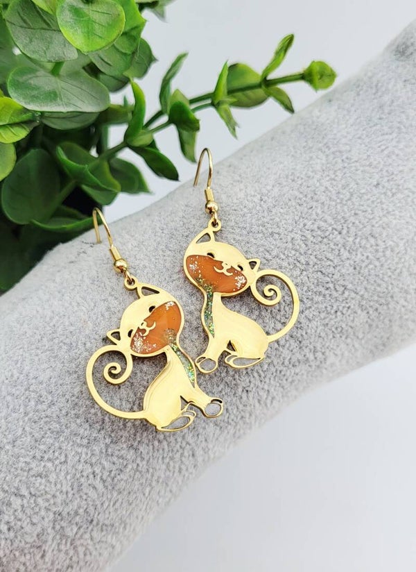 Boucles " Chats d'été "