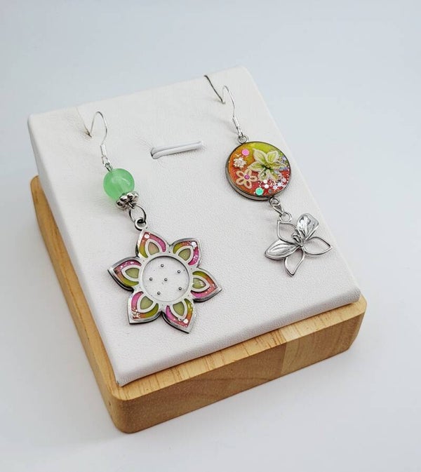 Boucles " Fleurs de printemps "