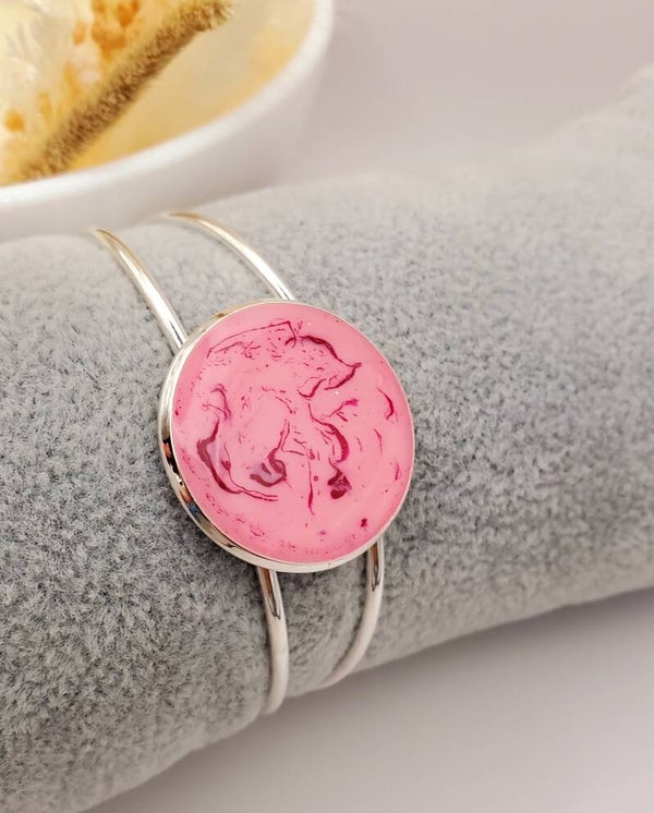 Bracelet " Douce rose "
