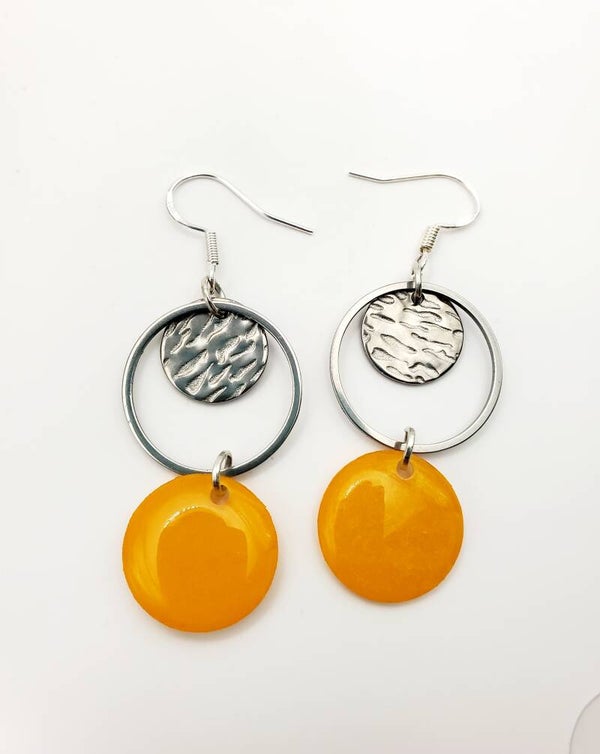 Boucles " Ronds jaunes "