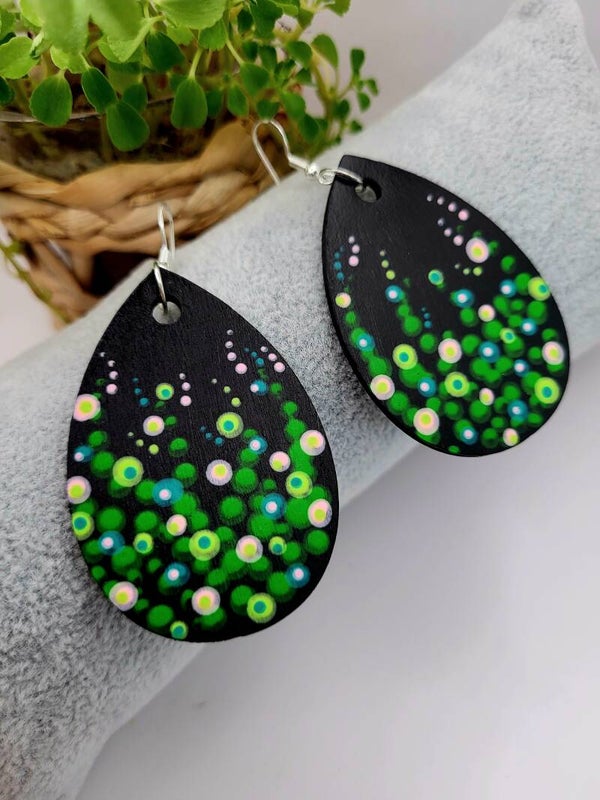 Boucles bois " printanières "
