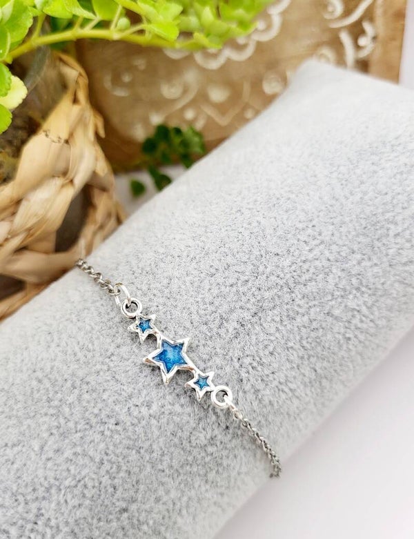 Bracelet " Étoile bleu "