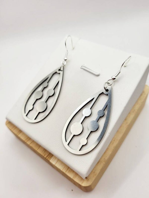 Boucles " Hélé'gantes gouttes pluie "