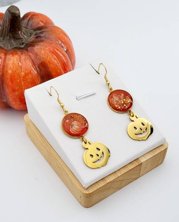 Boucles " Citrouilles "