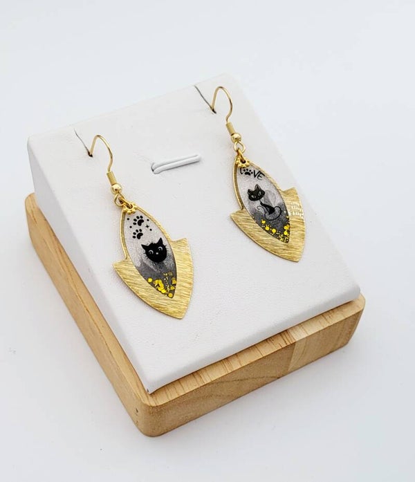 Boucles " Chat doré "