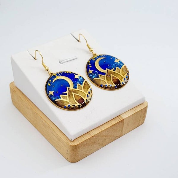 Boucles " Coucher de soleil "