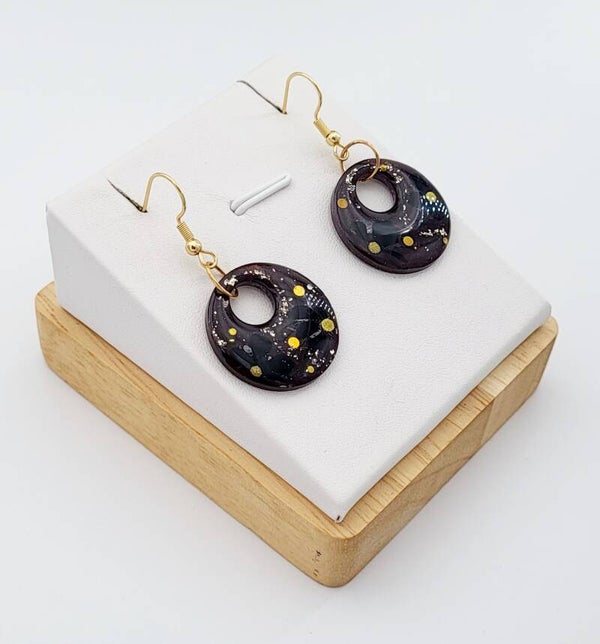 Boucles " Créoles fleuries "